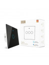 Moes "ZS-EU1-XX-MS" - Interrupteur ZigBee pour éclairage à câblage avec ou sans neutre - Compatible Tuya Smart Life