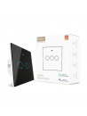 Moes "ZS-EU2-XX-MS" - Interrupteur 2 sorties ZigBee pour éclairage à câblage avec ou sans neutre - Compatible Tuya Smart Life
