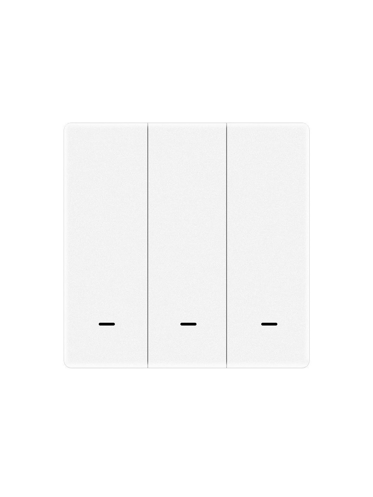 Moes "ZT-B-EU3-MS" - Interrupteur émetteur mural / contrôleur de scènes ZigBee à 3 boutons - Compatible Tuya Smart, Lidl Home