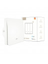 Moes "ZS-B-EU1-WH-MS" - Interrupteur 1 sortie ZigBee pour éclairage à câblage avec ou sans neutre - Compatible Tuya Smart Life