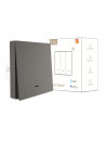 Moes "ZS-B-EU1-XX-MS" - Interrupteur 1 sortie ZigBee pour éclairage à câblage avec ou sans neutre - Compatible Tuya Smart Life
