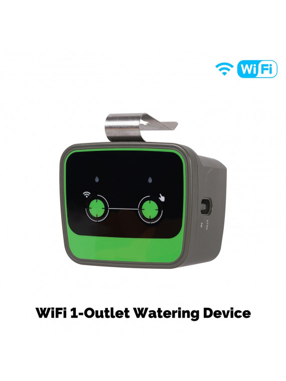 Moes "WWP-GDT102W-MS" - Arroseur automatique pour plantes intérieures WiFi - Compatible Tuya Smart Life, Alexa et Google Home
