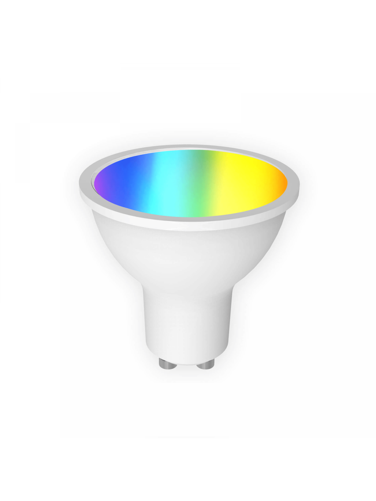 Moes "WB-TD5-RWW-GU10-220-MS" - Ampoule WiFi GU10 couleur RGBW + blanc chaud - Compatible Tuya Smart Life, Alex