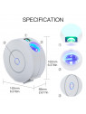 Moes "WL-NX-EUSP-MS" - Projecteur WiFi d'ambiances colorées sans synchronisation musicale - Compatible Lidl Home, Tuya, Alexa