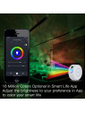 Moes "WL-NX-EUSP-MS" - Projecteur WiFi d'ambiances colorées sans synchronisation musicale - Compatible Lidl Home, Tuya, Alexa