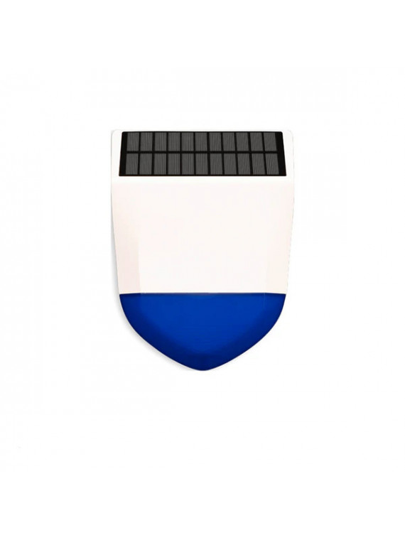 Moes "WSS-LO-SLA02-EN" - Sirène extérieure WiFi (Avec batterie et panneau solaire) - Compatible Tuya Smart Life