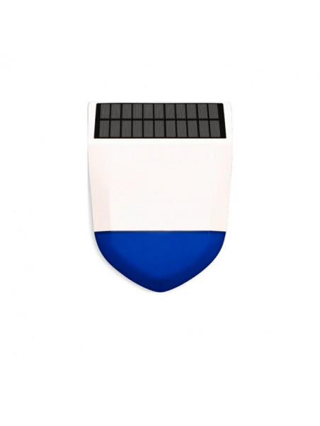 Moes "WSS-LO-SLA02-EN" - Sirène extérieure WiFi (Avec batterie et panneau solaire) - Compatible Tuya Smart Life