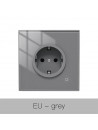 Moes "WK-FR16M-XX-MS" - Prise murale encastrée 16A connectée WiFi - Compatible Tuya Smart Life, Google Home et Alexa