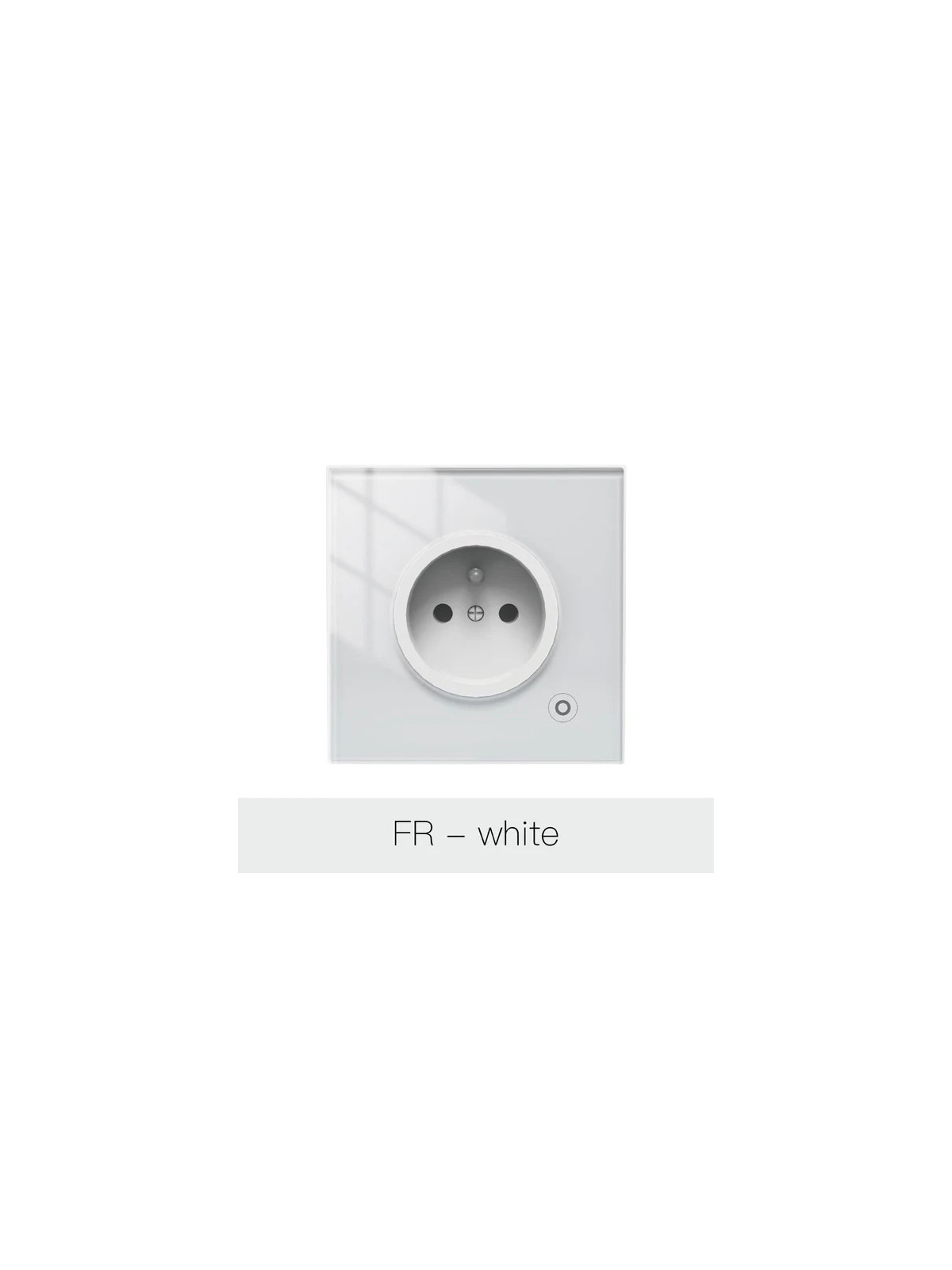 Moes "WK-FR16M-XX-MS" - Prise murale encastrée 16A connectée WiFi - Compatible Tuya Smart Life, Google Home et Alexa
