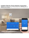 Moes "WK-FR16M-XX-MS" - Prise WiFi murale encastrée 16A connectée avec mesure de conso - Compatible Tuya, Google Home et Alexa