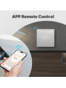 Moes "WHT-S01-GB-XX-MS" - Thermostat tactile WiFi pour plancher chauffant électrique - Compatible Tuya Smart Life, Lidl Home