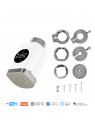 Moes "WTRV-801-MS" - Tête thermostatique WiFi - Compatible Tuya Smart Life, Lidl Home,  Google Home, Amazon Alexa