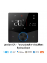 Moes "WHT-009-GA-XX-MS" - Thermostat WiFi pour plancher chauffant hydraulique - Compatible Tuya Smart Life, Google Home et Alexa