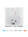 Moes "WHT-009-GC-XX-MS" - Thermostat contact sec WiFi pour chaudière - Compatible Tuya Smart Life, Google Home et Alexa
