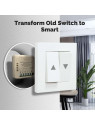 Moes "WM-108-M-MS" - Micromodule WiFi pour volet roulant - Compatible Tuya Smart Life, Lidl Home, Google Home et Amazon Alexa