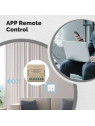 Moes "WM-108-M-MS" - Micromodule WiFi pour volet roulant - Compatible Tuya Smart Life, Lidl Home, Google Home et Amazon Alexa