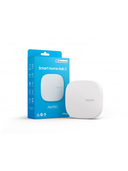 Aeotec SmartThings AEOHUBV4EU "Smart Home Hub 2" - Box/contrôleur domotique Zigbee et Matter - Compatible Google Home et Alexa