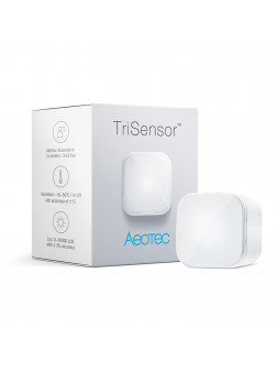 Aeotec ZWA005 "Trisensor" - Capteur Z-Wave+ 3 en 1 (mouvement, température et luminosité)