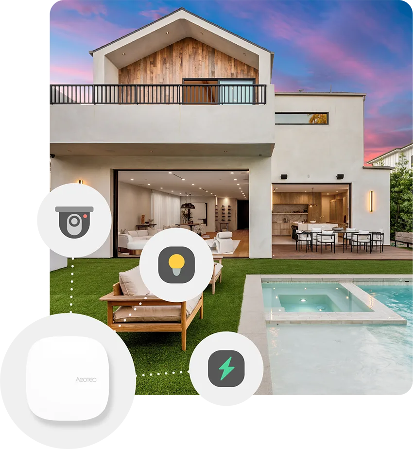 Compatibilité étendue avec ZigBee avec la box domotique ZigBee et Matter Aeotec GP-AEOHUBV4EU