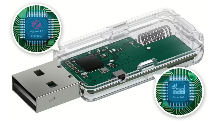 Performances exceptionnelles du dongle Z-Wave série 800 et ZigBee Aeotec ZWA060