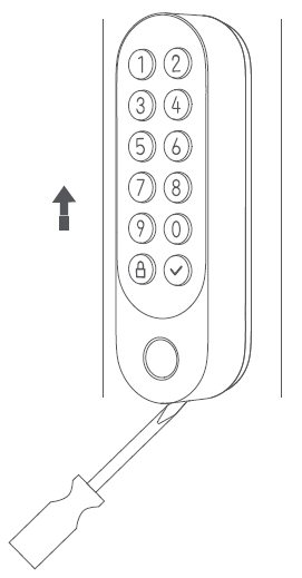 Installation du caliver à code du Xiaomi Aqara EL-D02D-1
