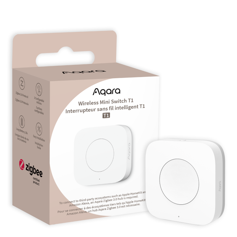 Xiaomi Aqara Wireless Mini Switch T1 - WB-R02D