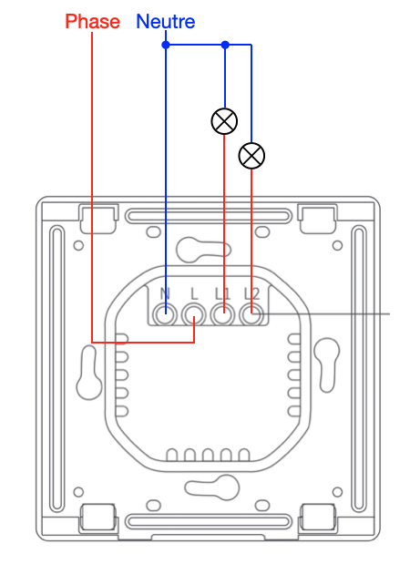 Câblage du Xiaomi Aqara WS-EUK04