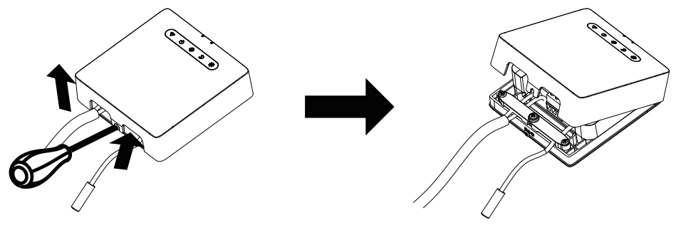 Installation du thermostat pour fil pilote ZigBee Moes ZHT-PT01-M-MS_1