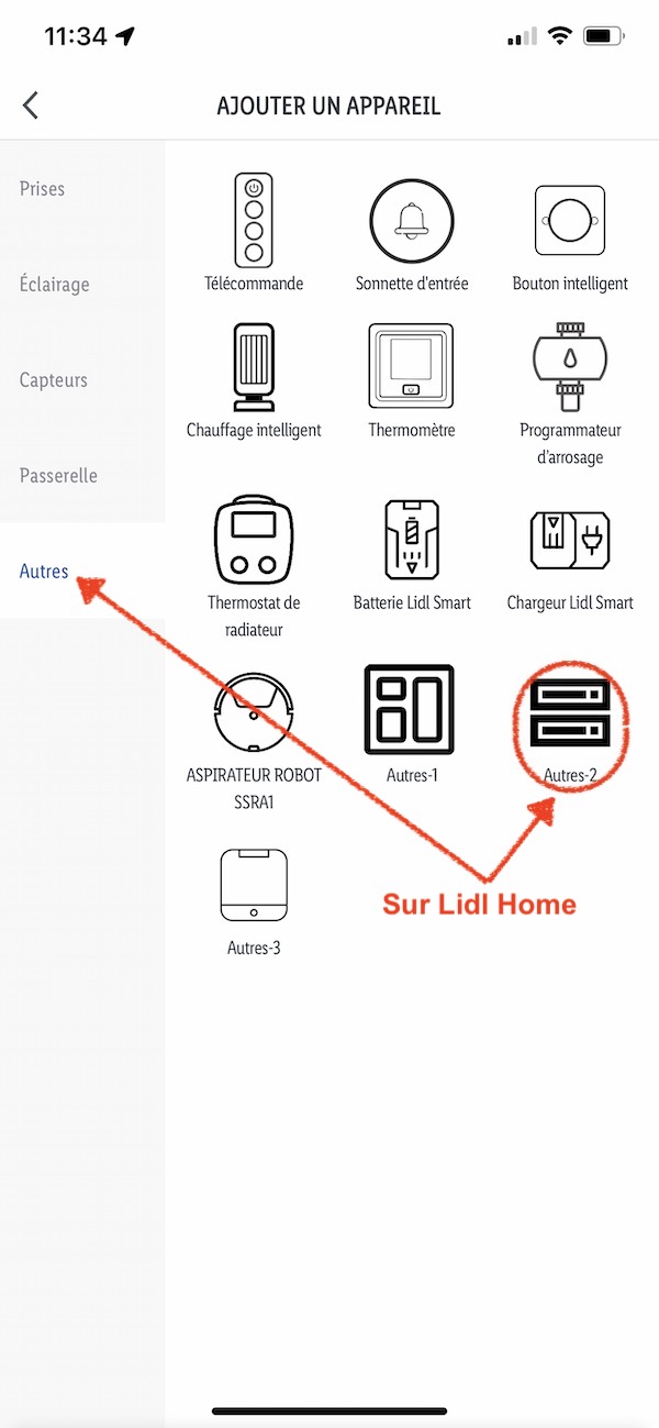 Lidl-Home-Ajout-Appareil-Bluetooth