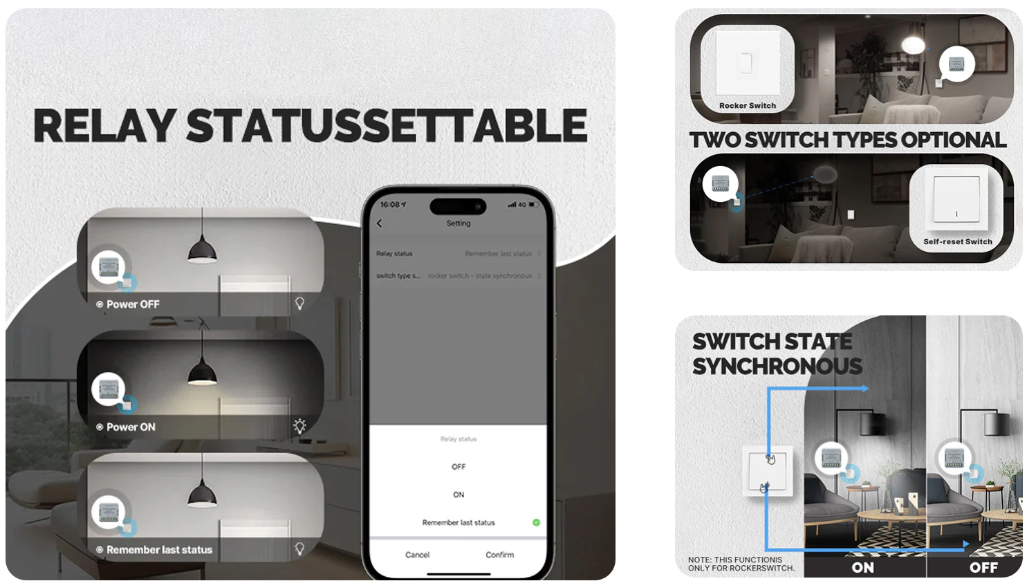 Contrôlez vos lumières avec le micromodule mini relais ZigBee Moes ZM-104-M-MS