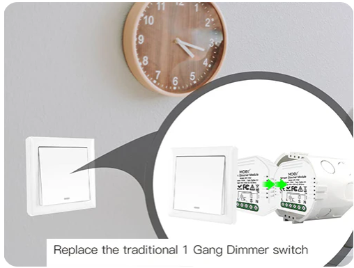 Contrôlez vos lumières en toute simplicité avec le micromodule variateur de lumière ZigBee Moes ZM-105-MS