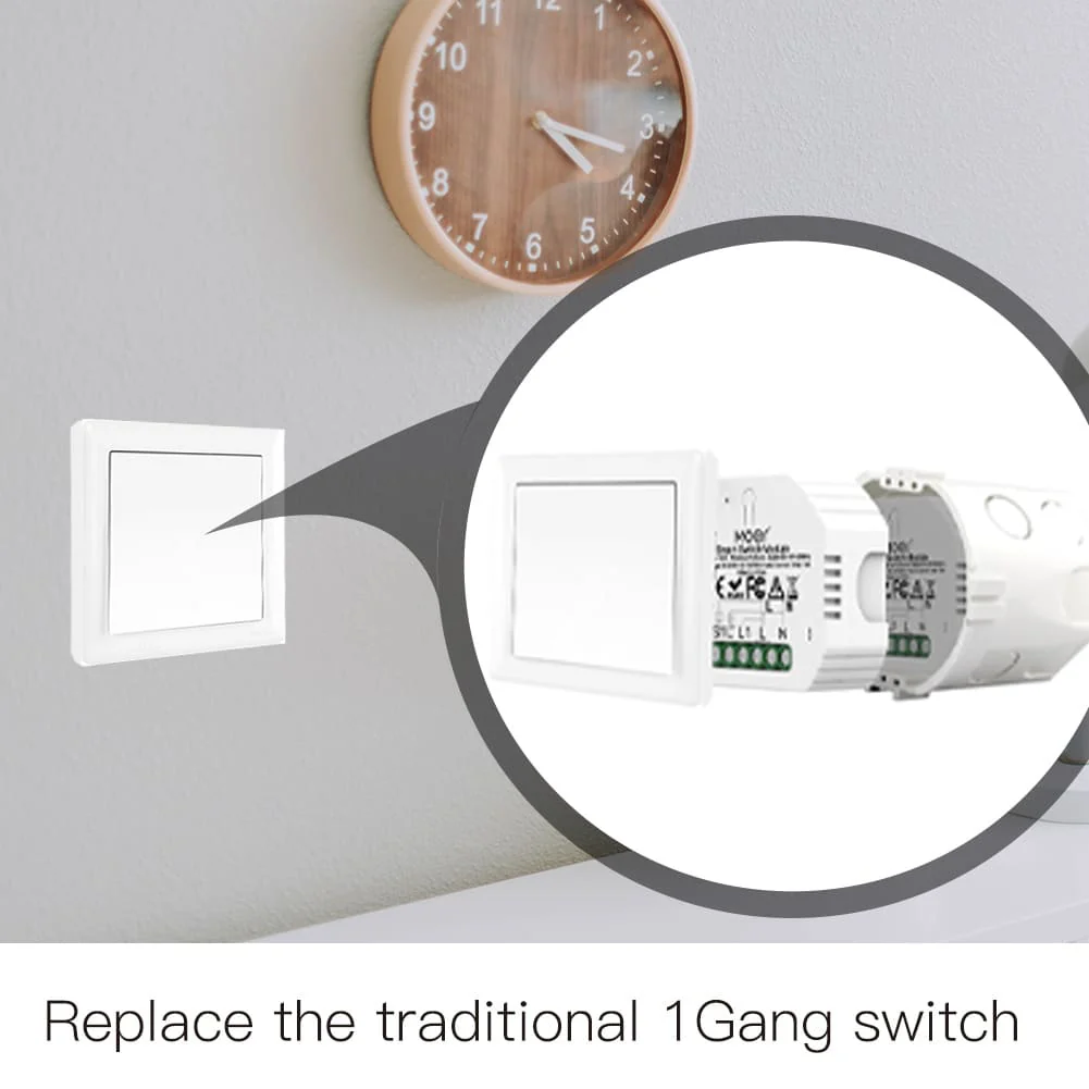 Contrôlez vos lumières avec le micromodule contact sec ZigBee Moes ZRM-104-MS