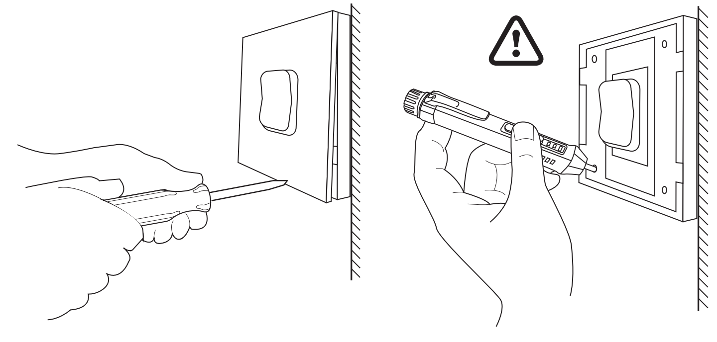 Installation de l'interrupteur pour éclairage ZigBee Moes ZS-EU1-XX-MS