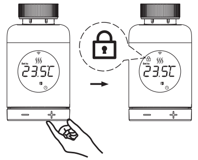 Utilisation de la tête thermostatique ZigBee Moes ZTRV-801-MS