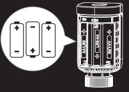 Installation de la tête thermostatique ZigBee Moes ZTRV-801-MS