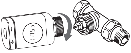 Installation de la tête thermostatique ZigBee Moes ZTRV-801-MS