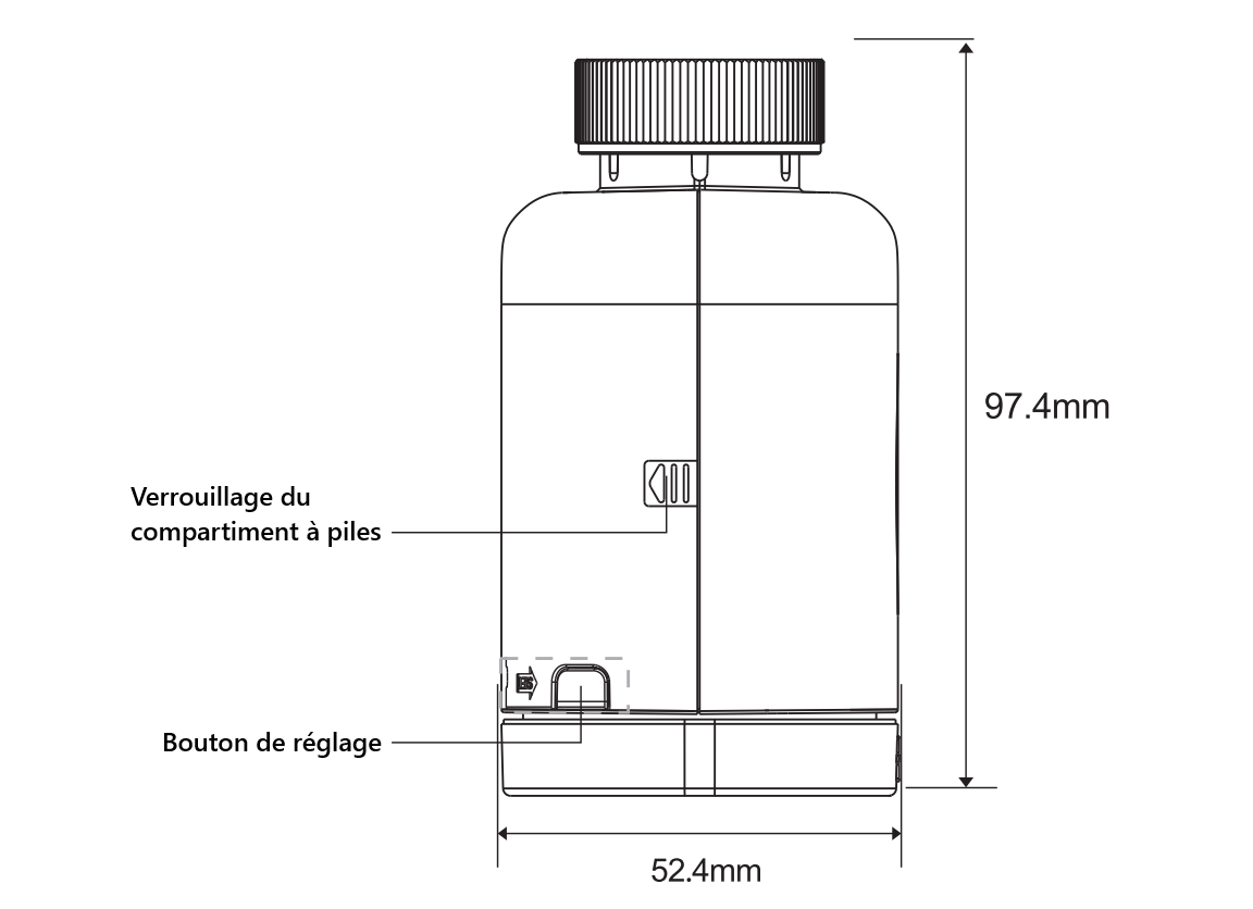 Présentation de la tête thermostatique ZigBee Moes ZTRV-801-MS_1