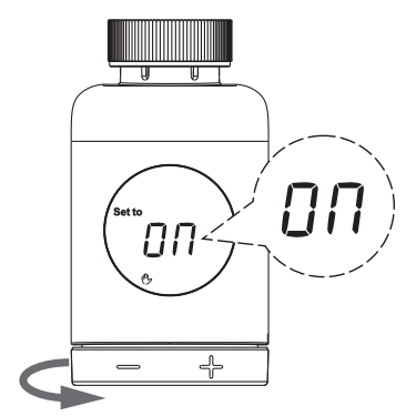 Utilisation de la tête thermostatique ZigBee Moes ZTRV-801-MS