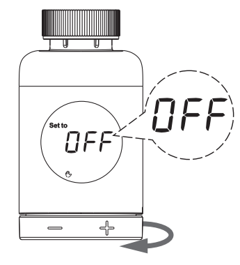 Utilisation de la tête thermostatique ZigBee Moes ZTRV-801-MS