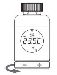Utilisation de la tête thermostatique ZigBee Moes ZTRV-801-MS