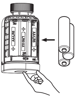Utilisation de la tête thermostatique ZigBee Moes ZTRV-801-MS