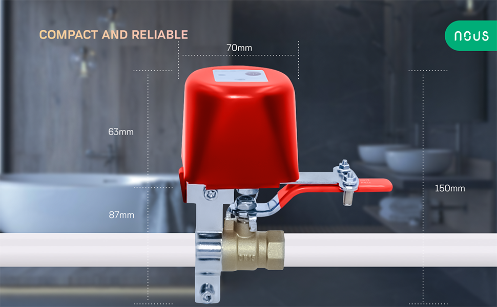 Compact et fiable, la motorisation pour vanne ZigBee NOUS LZ3