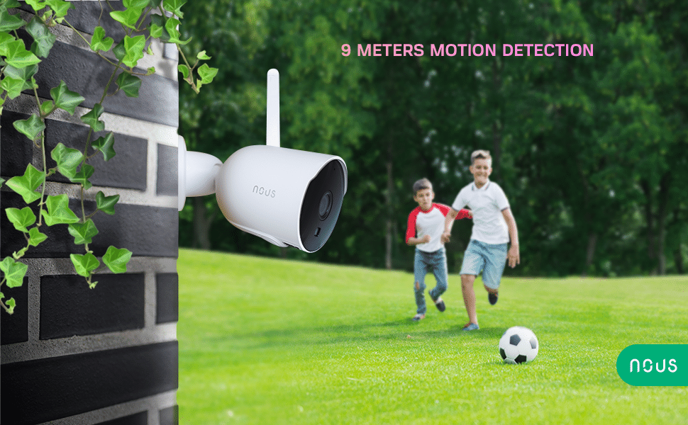 Détection de mouvement de la caméras IP extérieure WiFi NOUS W7P_1
