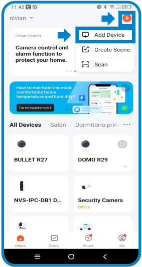 Ajouter un dispositif sur l'application Tuya Smart Life