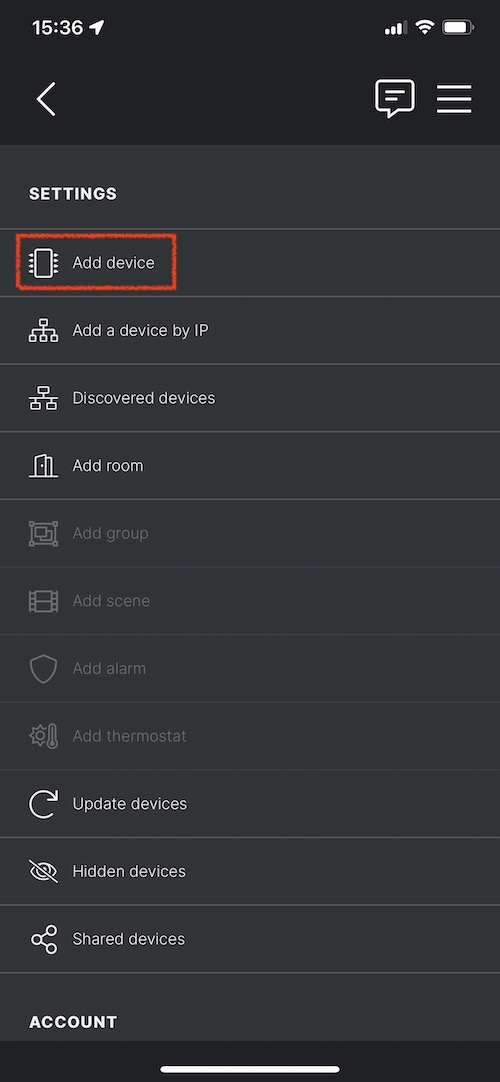 App-Smartphone-Shelly-Ajout-Equipement