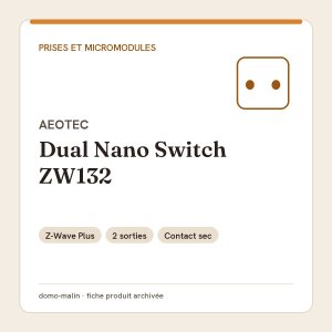 Aeotec Dual Nano Switch ZW132