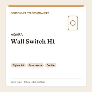 Aqara Smart Wall Switch H1 WS-EUK02