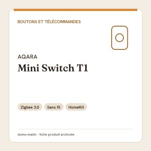 Aqara Wireless Mini Switch T1 WB-R02D