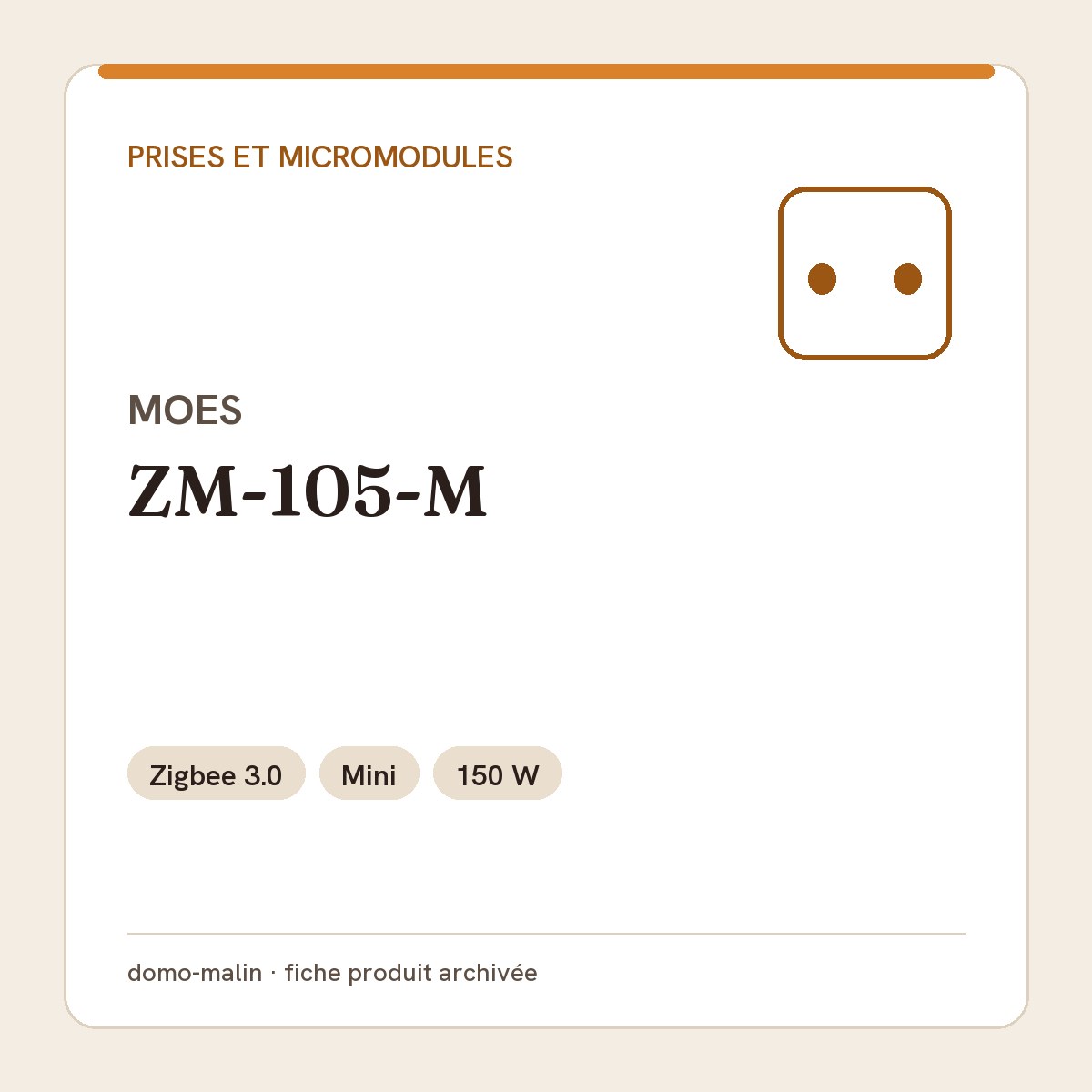 MOES ZM-105-M-MS