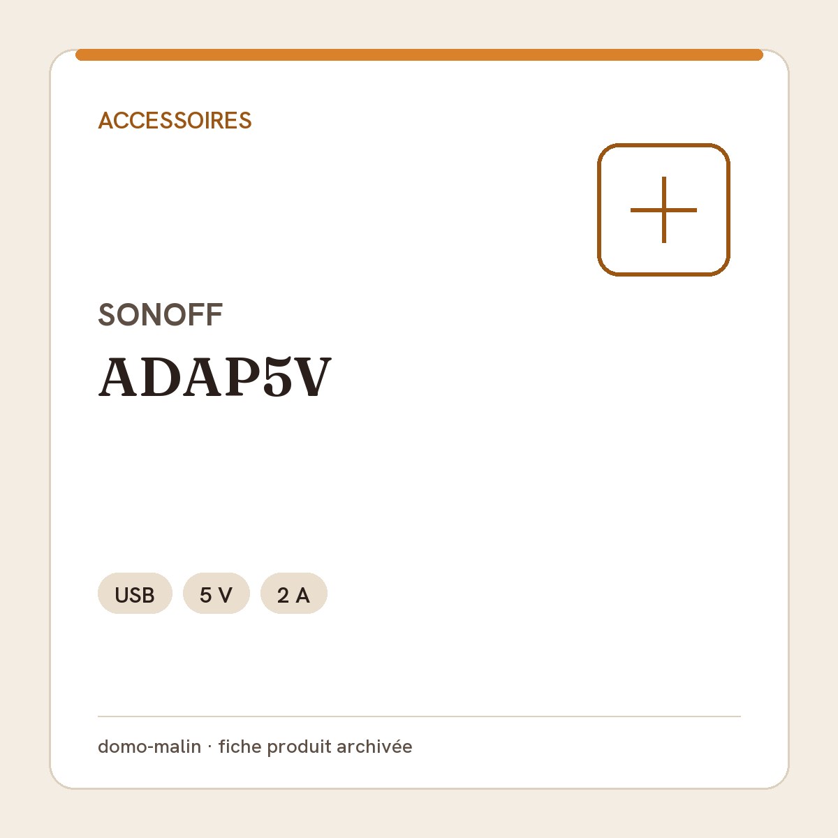 Sonoff ADAP5V